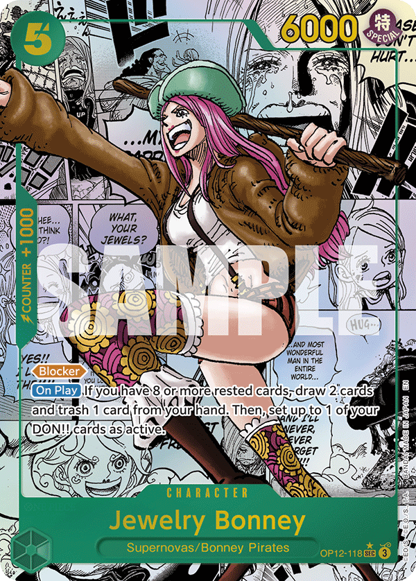 Jewelry Bonney OP12-118 Comic Parallel SEC